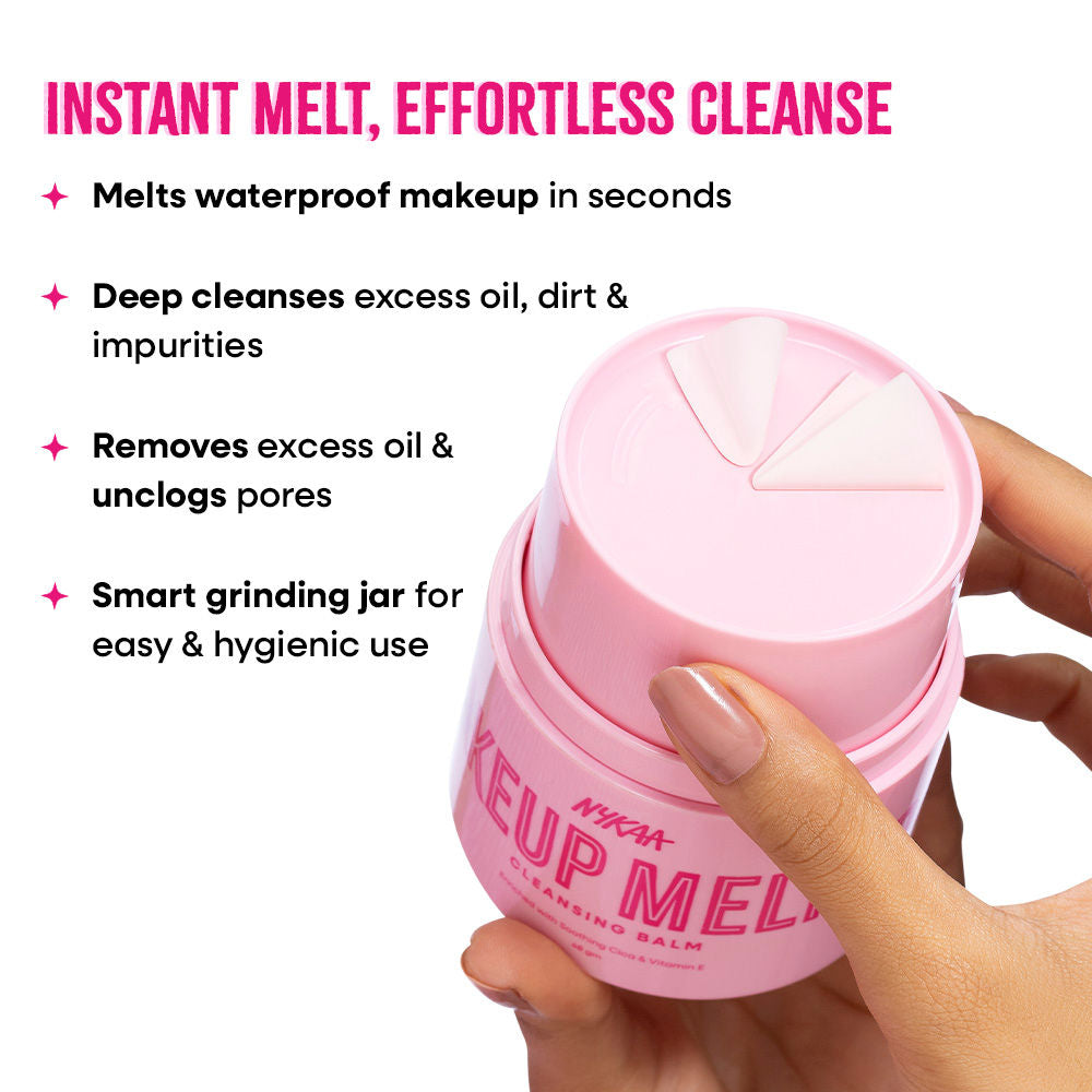 Makeup Melter Cleansing Balm – Removes Waterproof Makeup, Excess Oil & Unclogs Pores