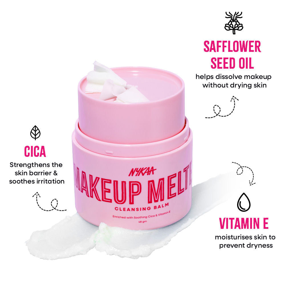 Makeup Melter Cleansing Balm – Removes Waterproof Makeup, Excess Oil & Unclogs Pores