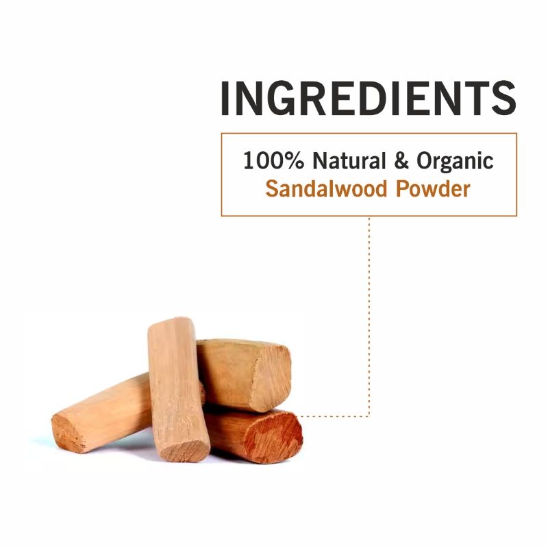 Organic Sandalwood Powder Chandan Powder Pure & Natural For Hair & Skin