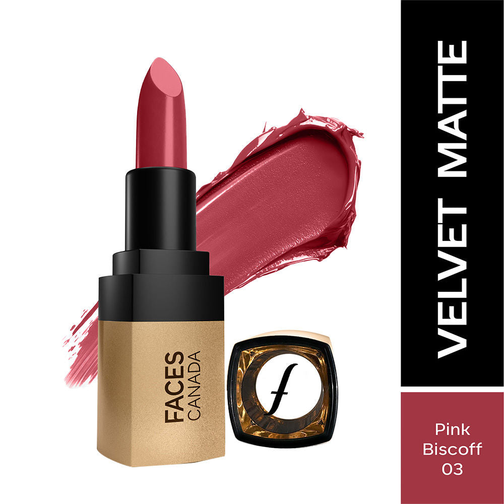 Comfy Matte Velvet Touch Lipstick - Pink Biscoff 03