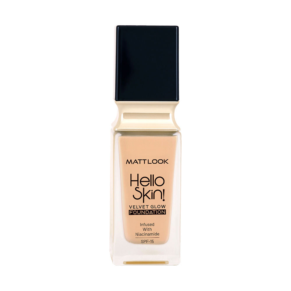 Hello Skin Velvet Glow Foundation - 07 Natural Buff