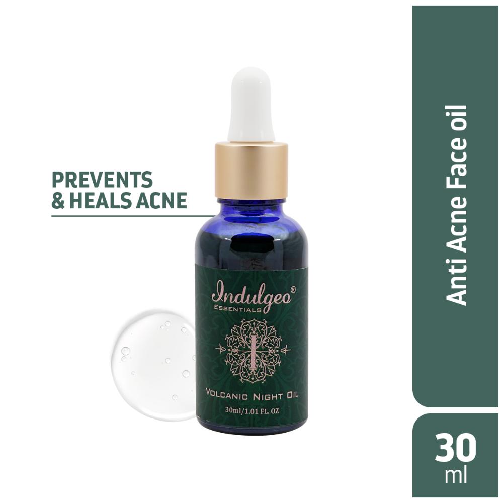 Volcanic Night Oil For Oily Acne Prone Skin With Tamanu Oil