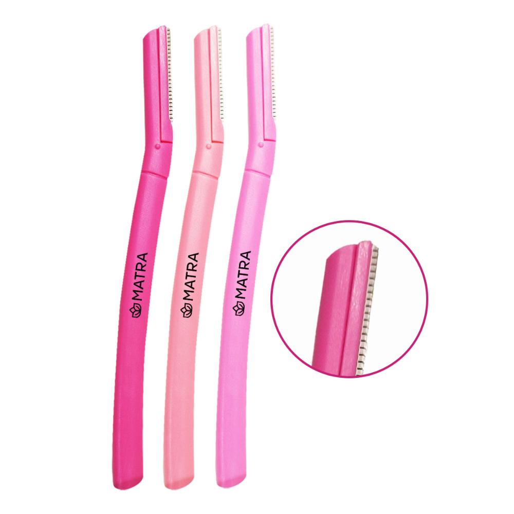 Face & Eyebrow Razor for Facial Hair Removal - Reusable & Painless Hair Remover for Women