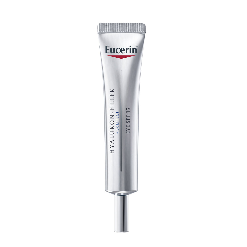 Hyaluron-Filler Eye Cream SPF 15 with Hyaluronic Acid & Glycerin, 3X Effect – Reduces Fine Lines & Puffiness