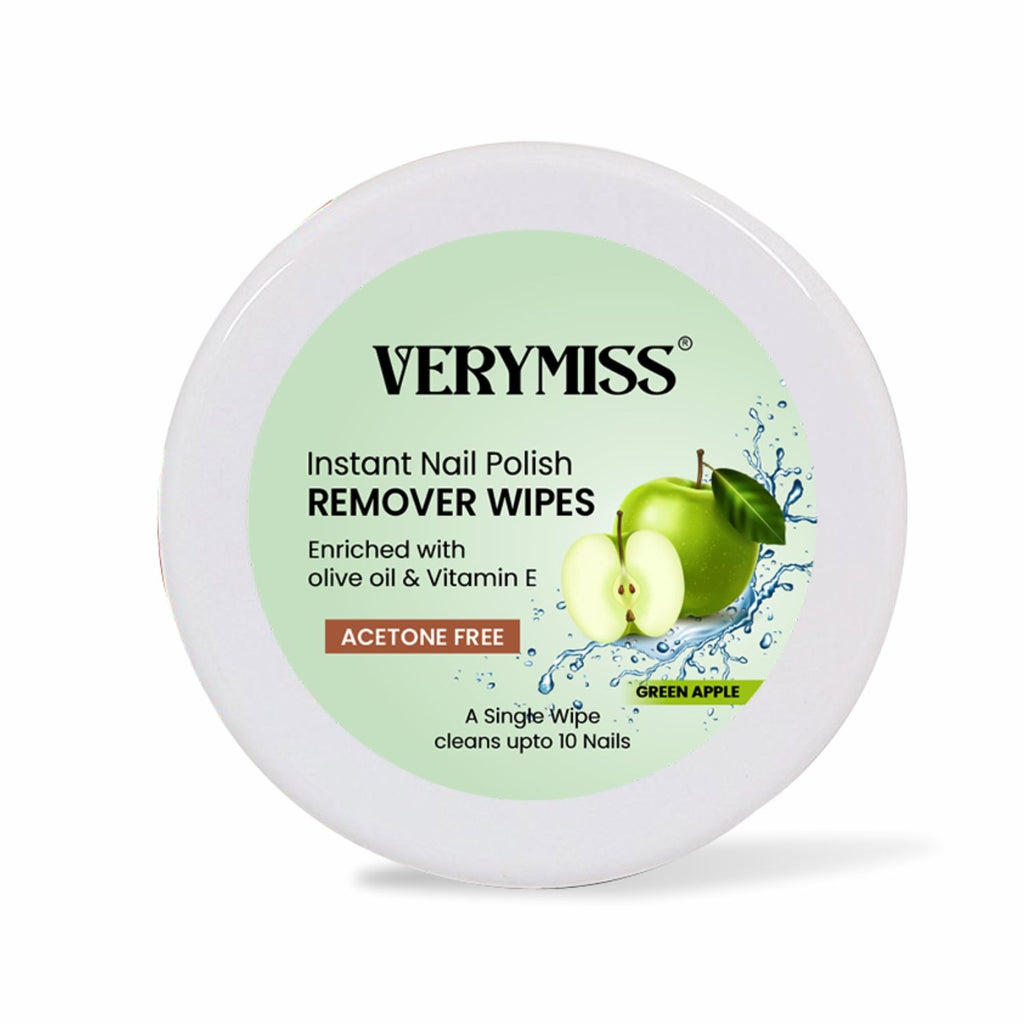 Instant Nail Polish Remover Wipes - 03 Green Apple