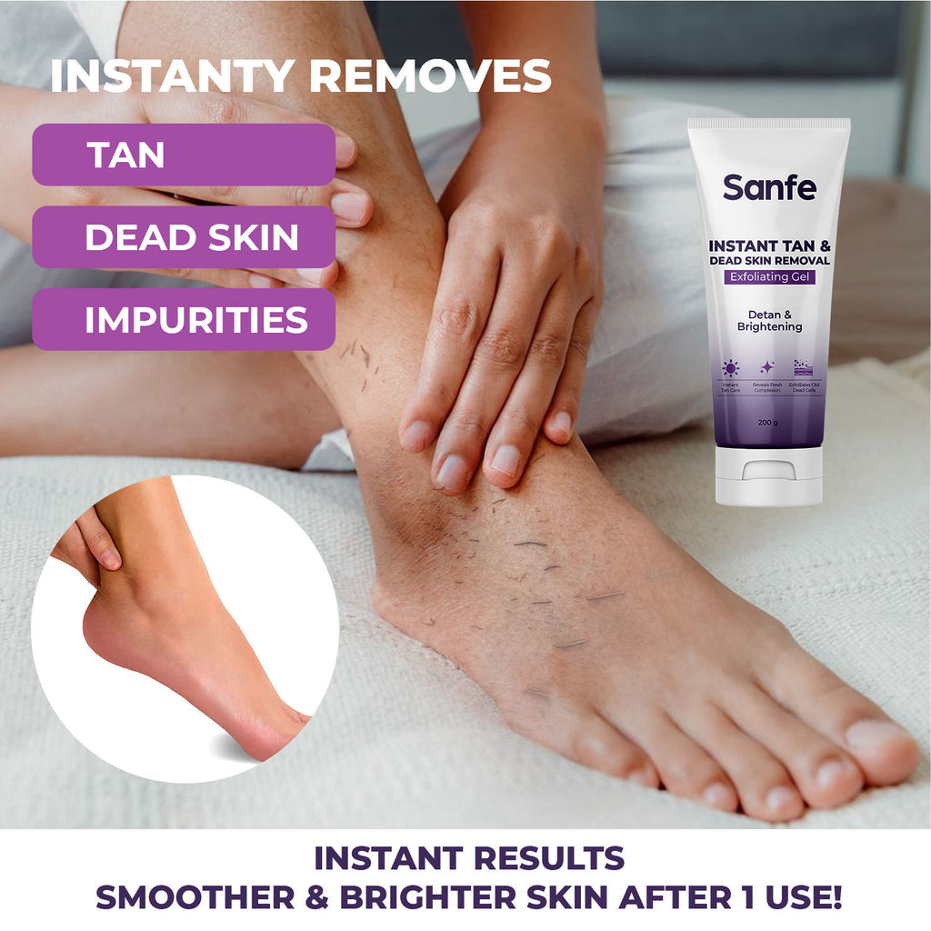 Instant Tan & Dead Skin Removal Exfoliating Gel