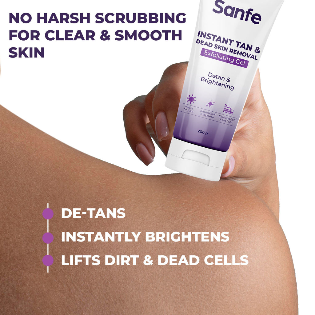 Instant Tan & Dead Skin Removal Exfoliating Gel