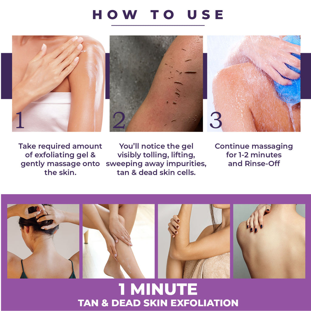 Instant Tan & Dead Skin Removal Exfoliating Gel
