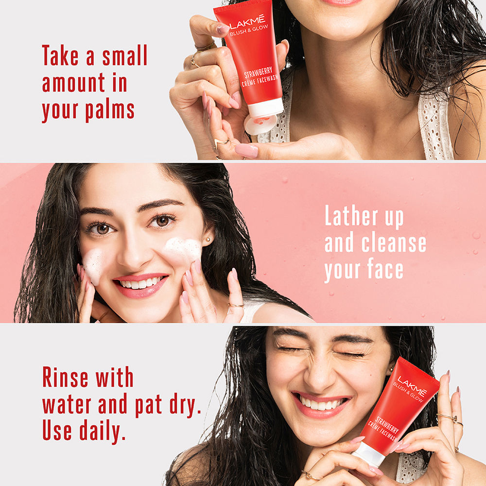 Blush & Glow Strawberry Creme Face Wash