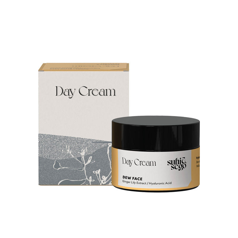 Dew Day Cream With Hyaluronic Acid, Ginger Lily & Licorice, For Dry, Normal, Oily Skin