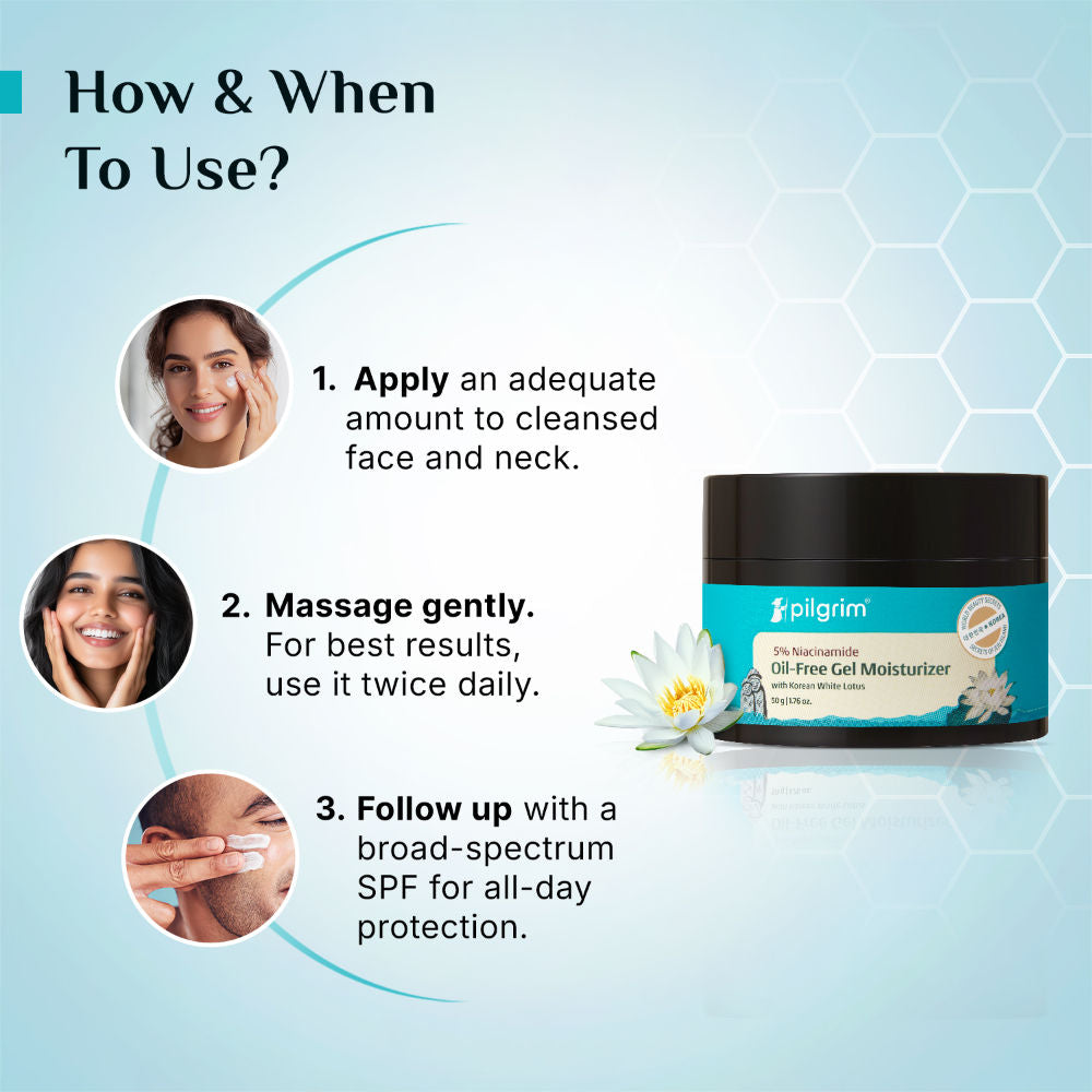 Oil-Free Gel Moisturiser with Hyaluronic Acid for Acne