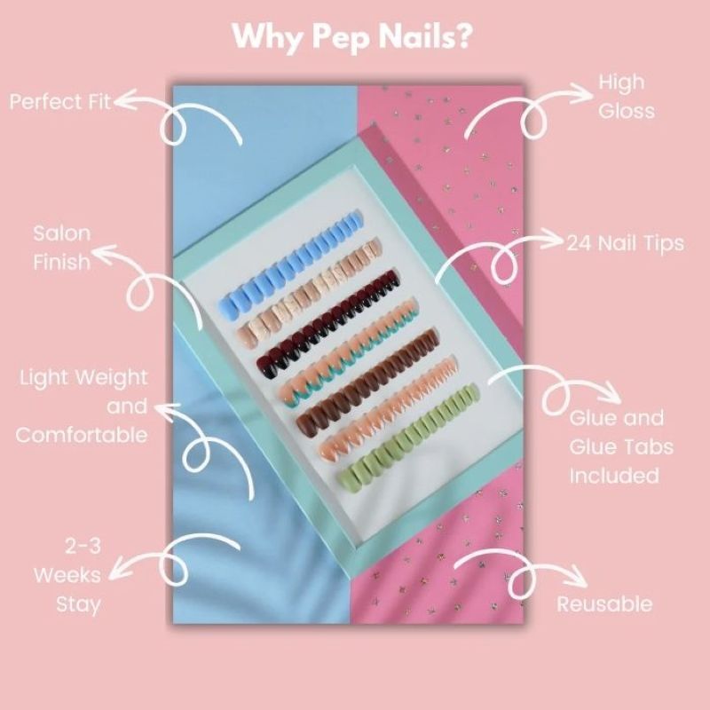 Mulberry Glossy Purple Maroon Black Ombre Press On Nails