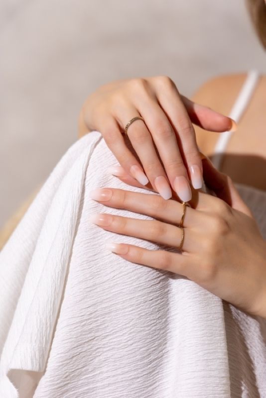 Manicure Super Natural Nude Ombre Press On Nails