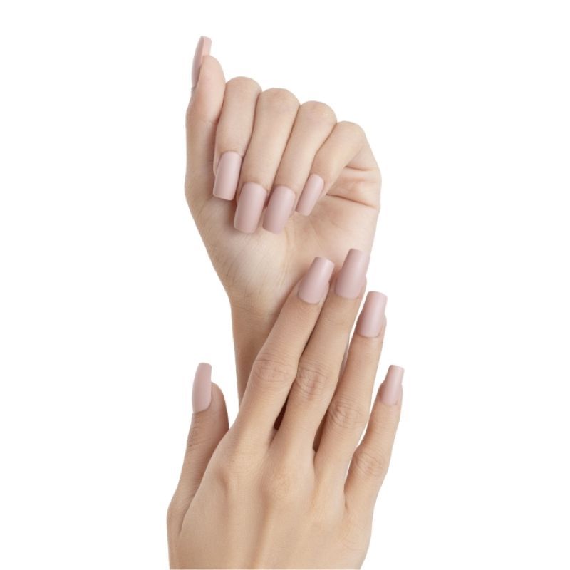 Rose Super Natural Matte Nude Press On Nails