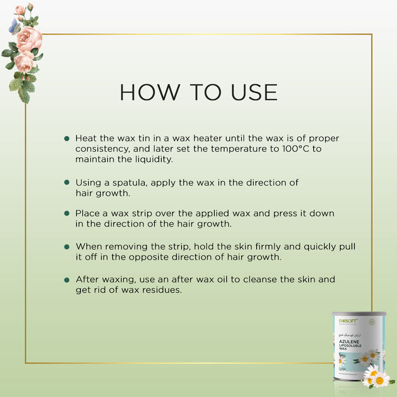 Azulene Cream Wax Liposoluble Wax
