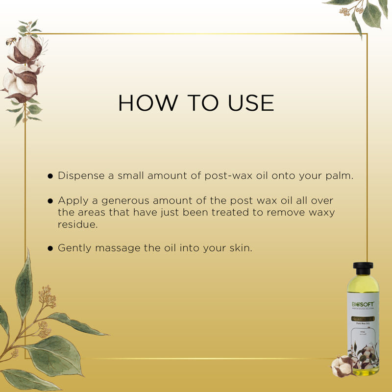 Cotton Seed Oil Post Waxing Gel