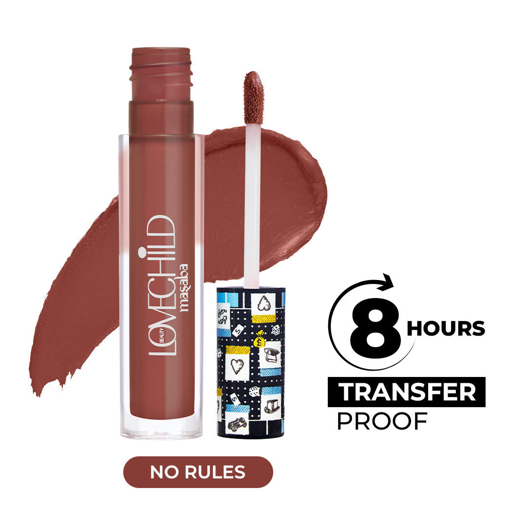 Mad Matte Tranfer-proof Long Lasting Liquid Lipstick, Enriched with Jojoba & Macademia Oil - 08 No Rules