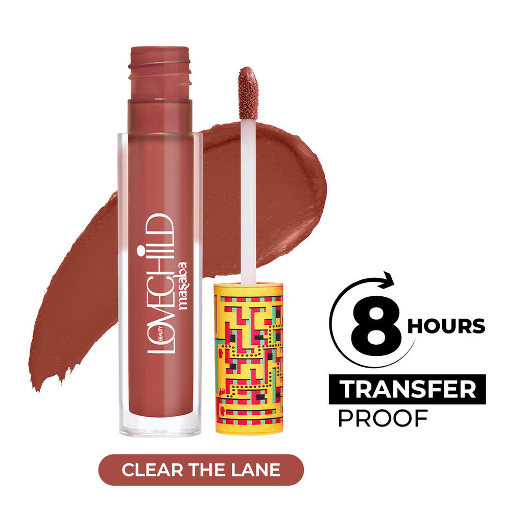 Mad Matte Tranfer-proof Long Lasting Liquid Lipstick, Enriched with Jojoba & Macademia Oil - 11 Clear The Lane