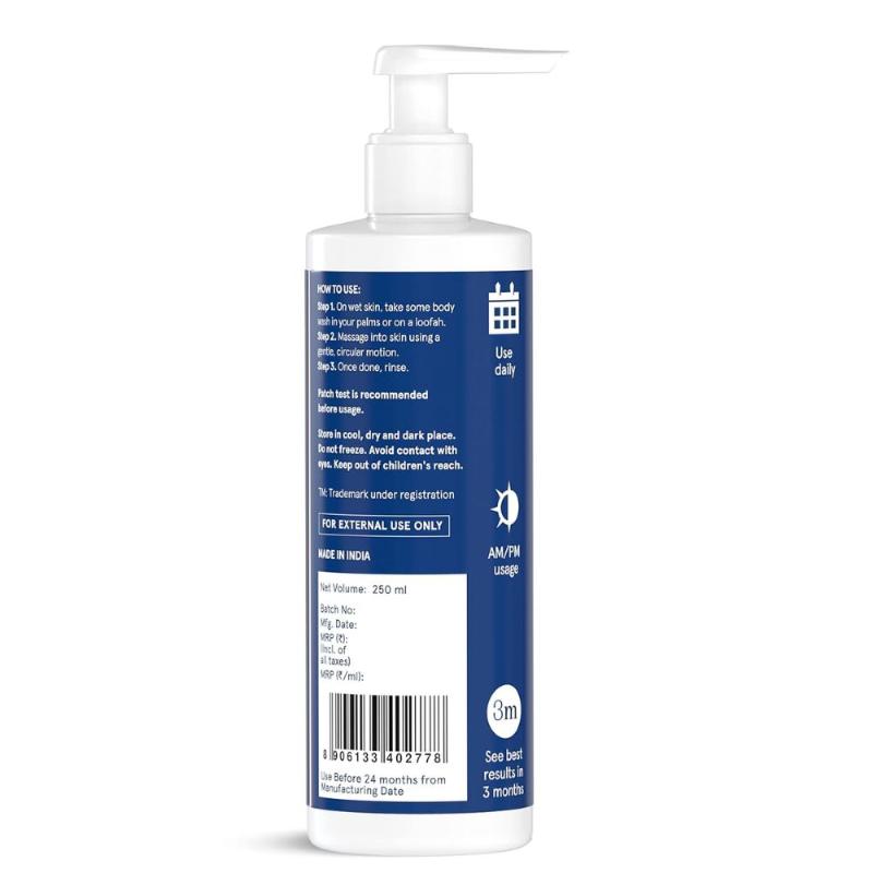 Hyaluronic Acid Body Wash For Dry Skin - With 3 Essential Ceramides & Aloe Vera Extract