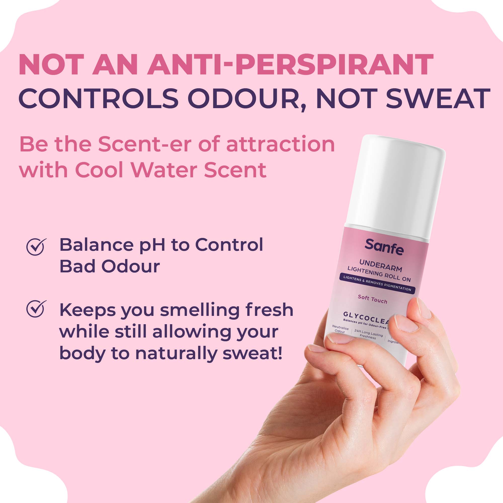 Underarm Lightening Roll On (Soft Touch) with 5% AHA