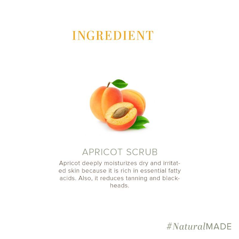 Apricot Scrub Soap Deep cleanses skin