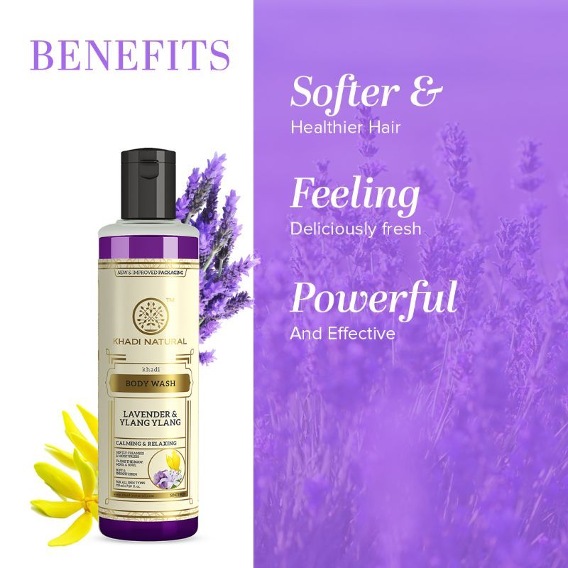 Lavender & Ylang Ylang Body Wash Cleanses & Nourishes Skin