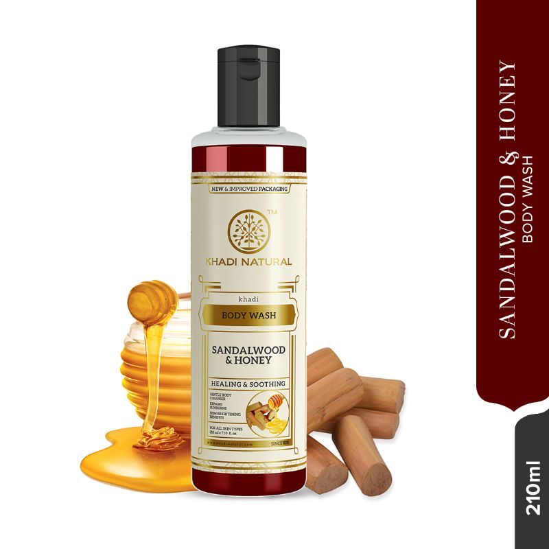 Sandalwood & Honey Body Wash Removes Dirt, Oil & Grime