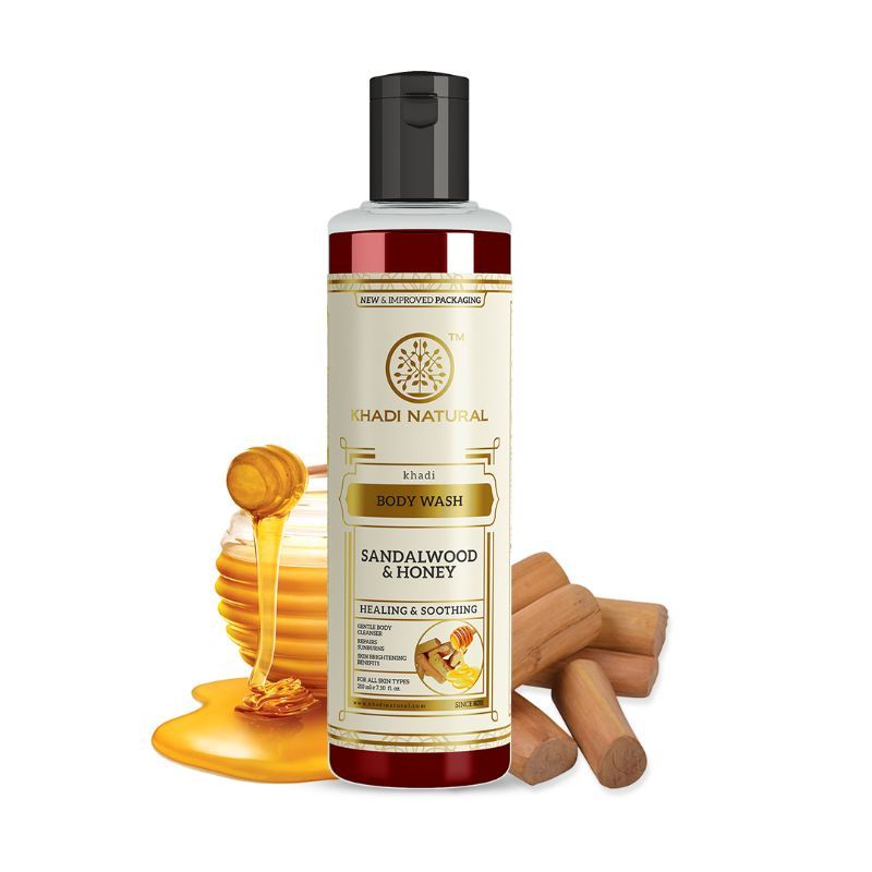 Sandalwood & Honey Body Wash Removes Dirt, Oil & Grime