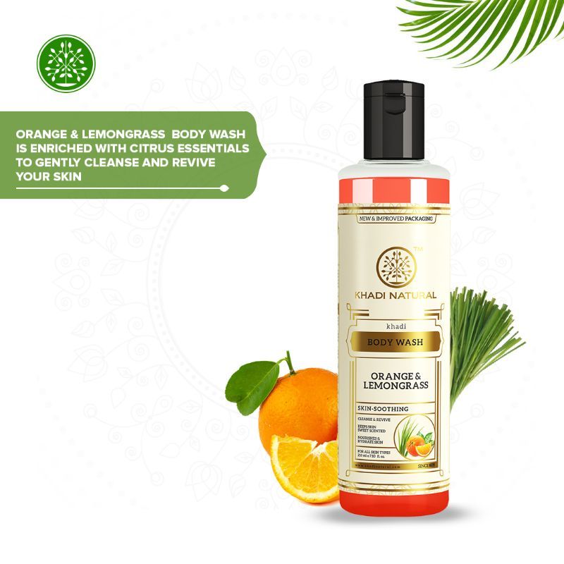 Orange & Lemongrass Body Wash Nourish & Hydrate Skin
