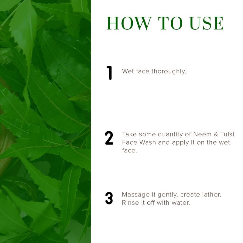 Neem & Tulsi Face Wash Control Excess Oil