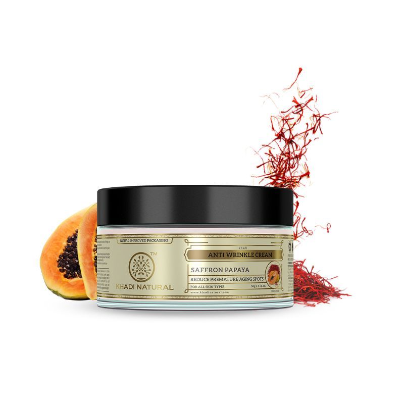 Saffron Papaya Anti Wrinkle Cream Removes Finelines & Wrinkles