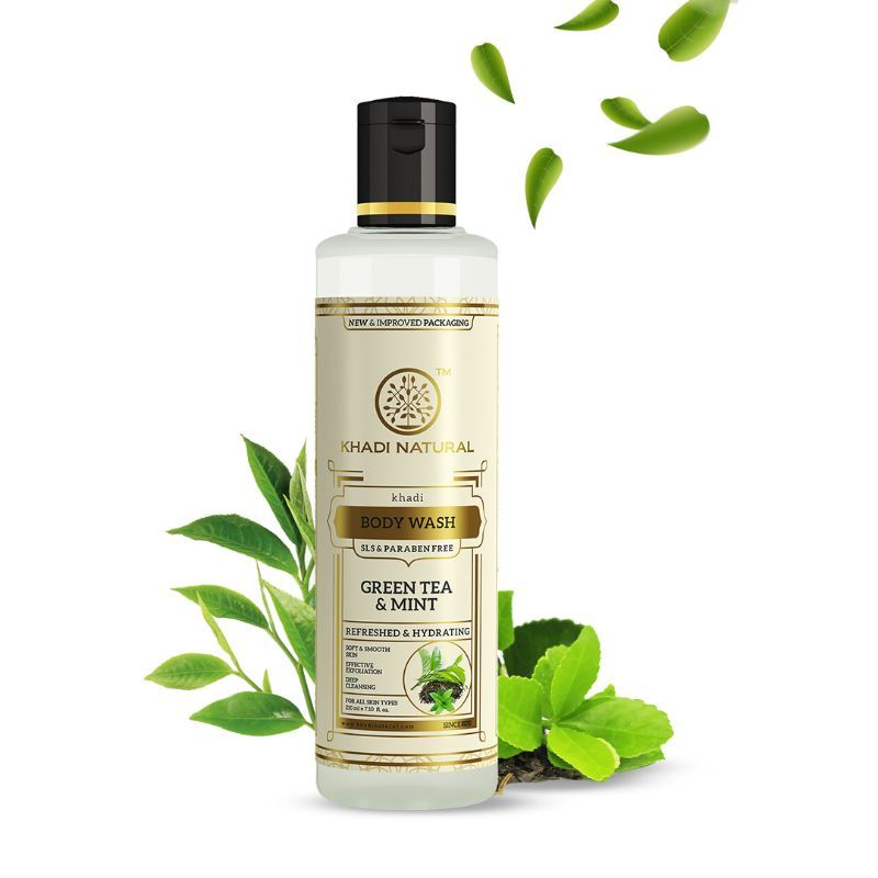 Green Tea & Mint Body Wash Soft & Smooth Skin SLS & Paraben Free