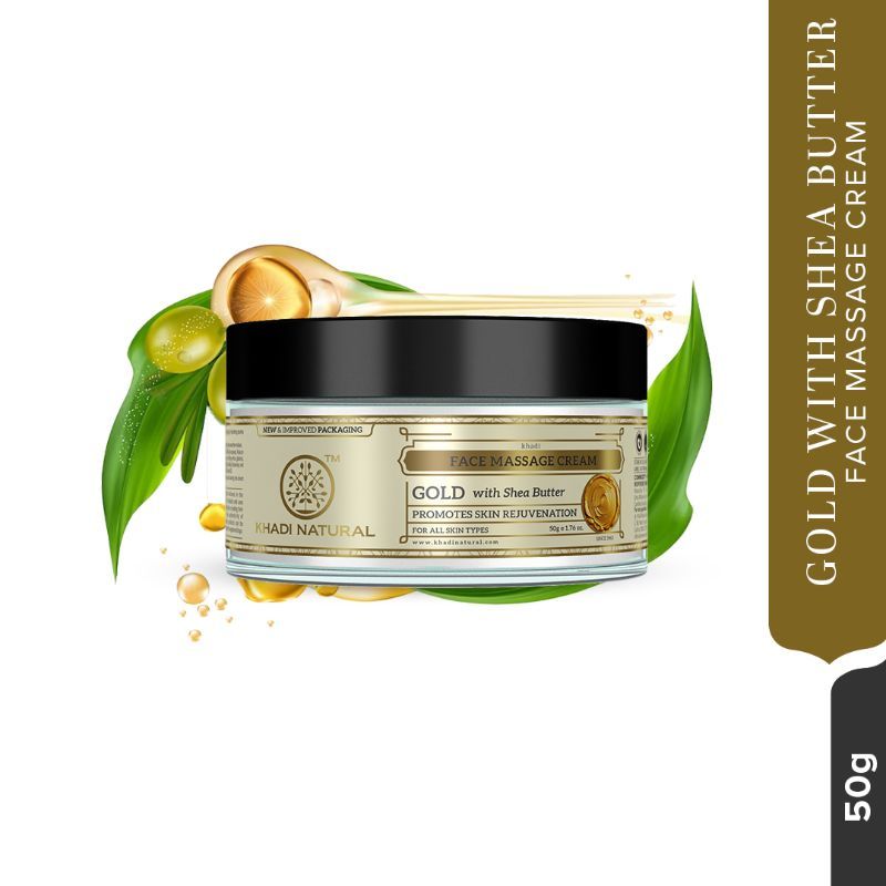Gold Face Massage Cream Removes Dead Cells