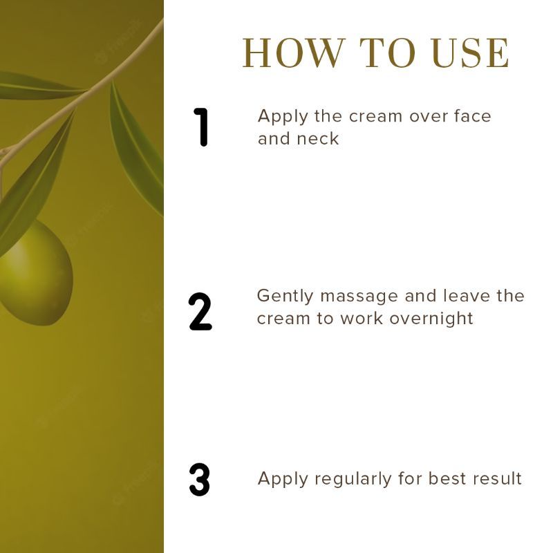 Gold Face Massage Cream Removes Dead Cells
