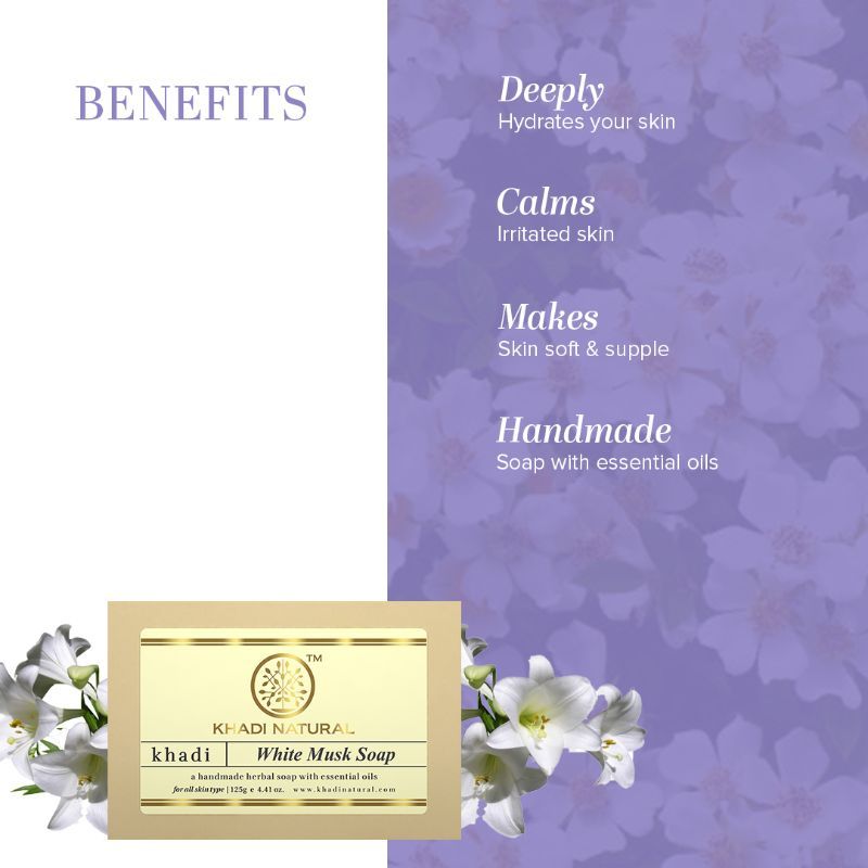 White Musk Handmade Soap Smooth & Hydrated Skin