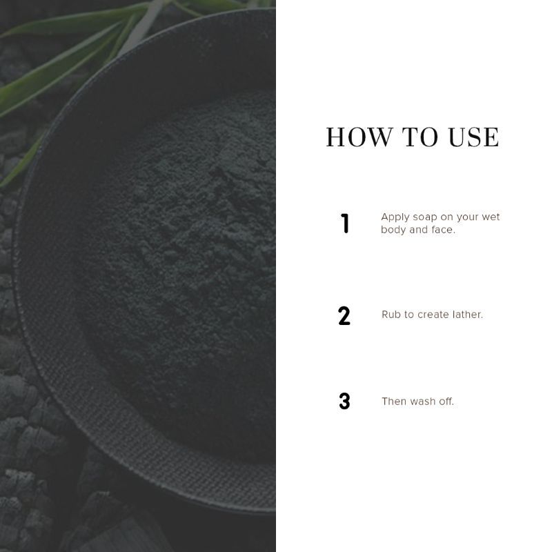 Neem Charcoal Soap Reduces Acne & Blackheads