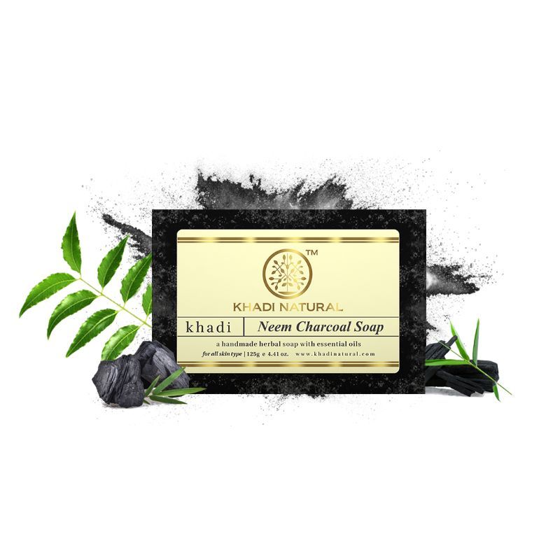 Neem Charcoal Soap Reduces Acne & Blackheads