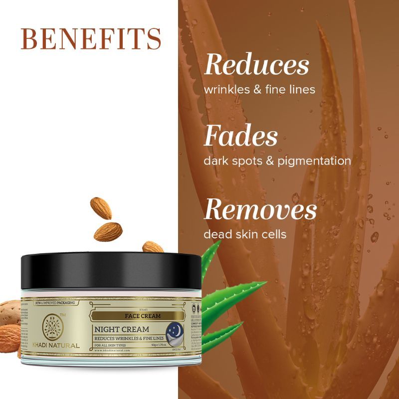 Night Face Cream Reduce Wrinkles & Fine Lines