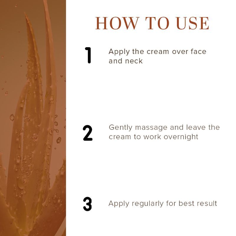 Night Face Cream Reduce Wrinkles & Fine Lines