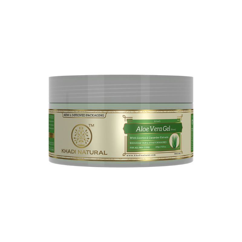 Green Aloe Vera Facial Massage Gel Reduce Tan & Stress marks