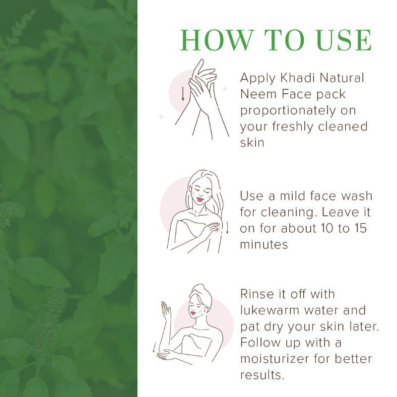 Neem Face Pack Remove Pimple & Blackheads