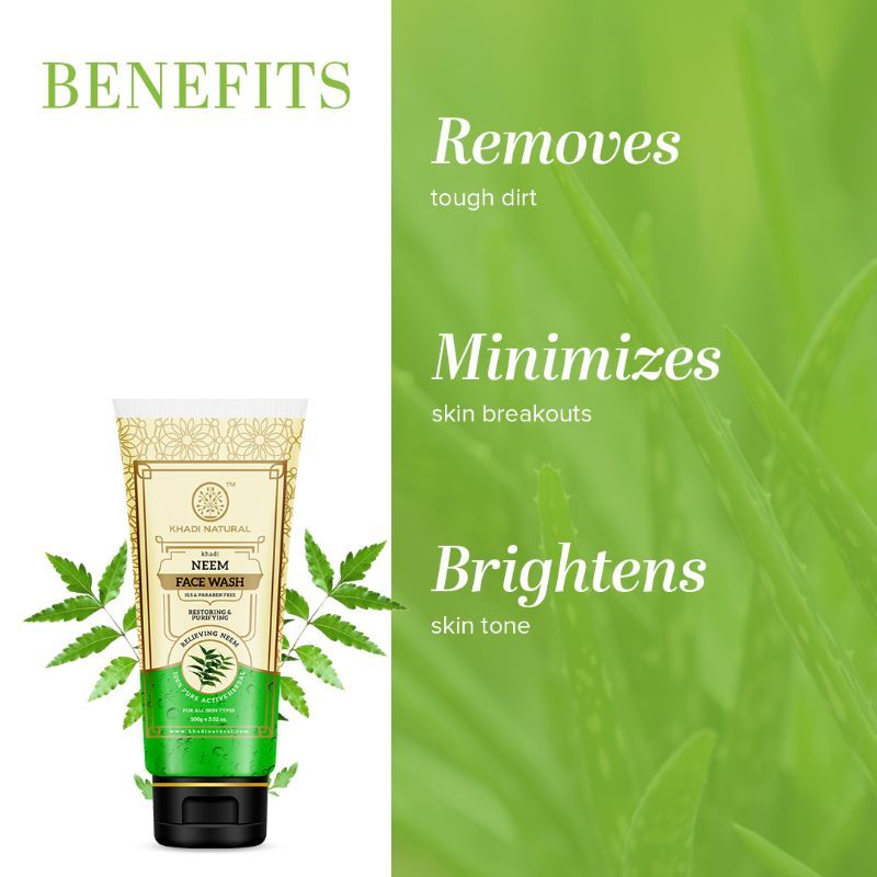 Neem Face Wash Remove Acne & Pimples