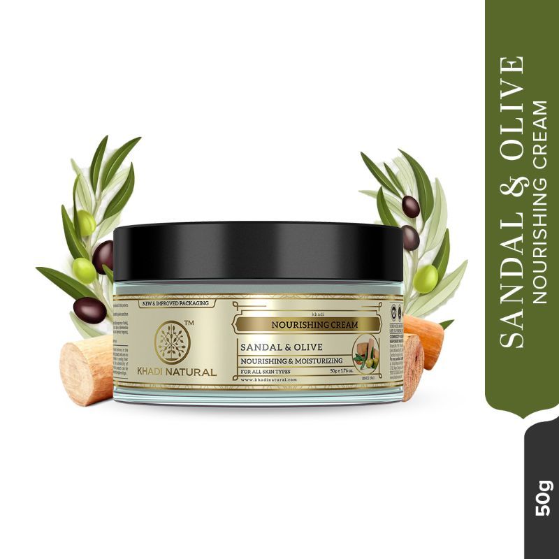 Sandal & Olive Face Nourishing Cream Soft & Supple Skin