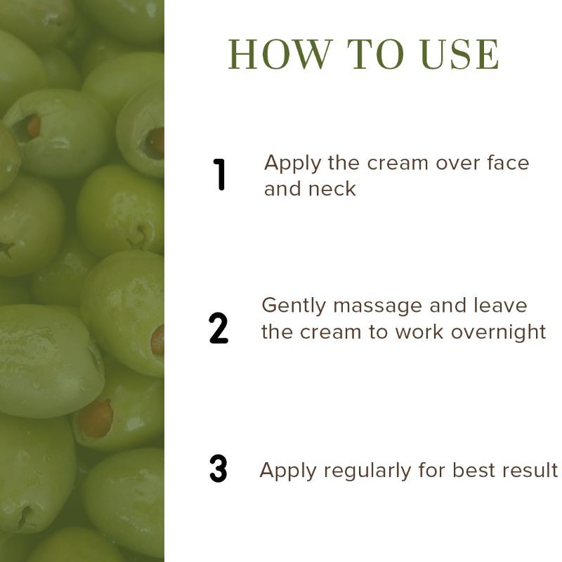 Sandal & Olive Face Nourishing Cream Soft & Supple Skin