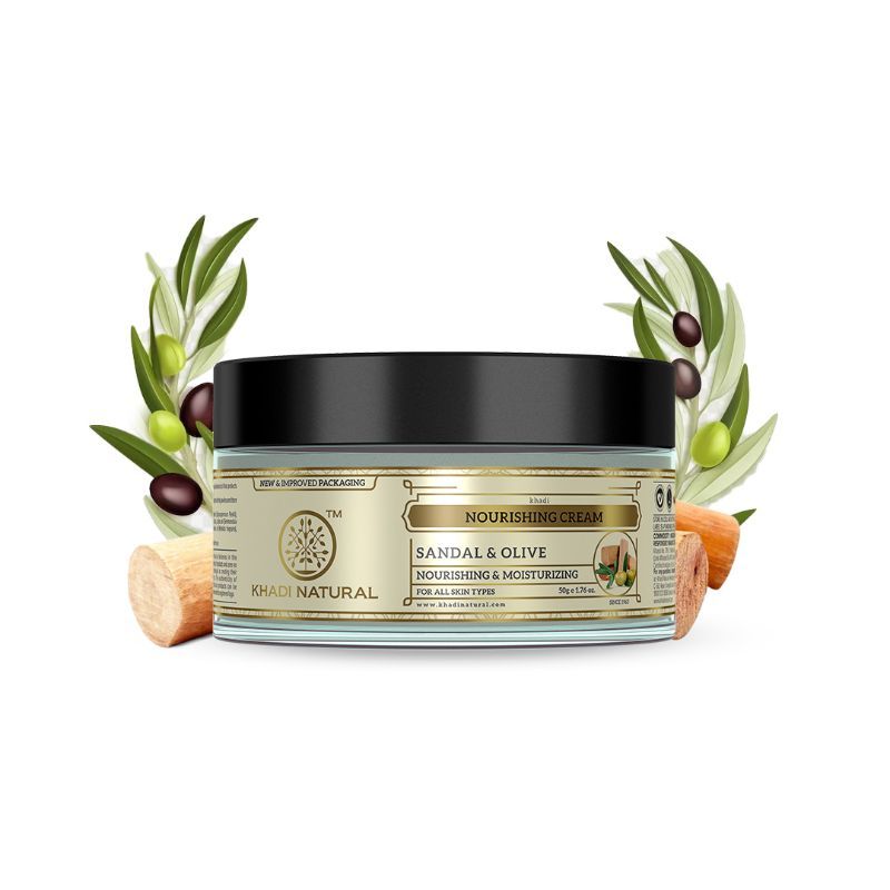 Sandal & Olive Face Nourishing Cream Soft & Supple Skin
