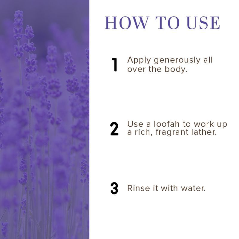 Lavender Bubble Bath Body Wash Soft & Supple Skin