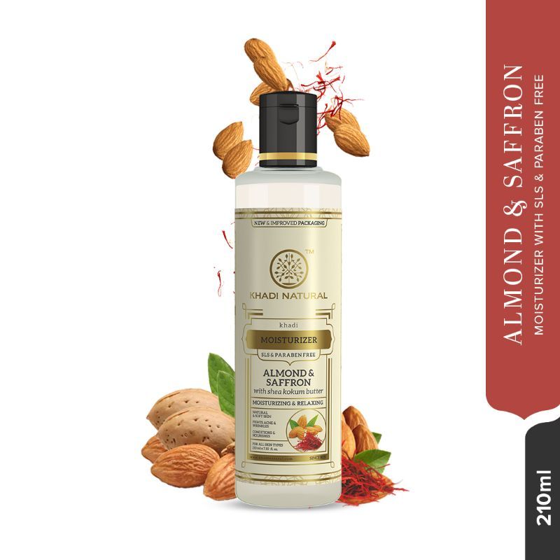 Almond and Saffron Moisturizers SLS & Paraben Free