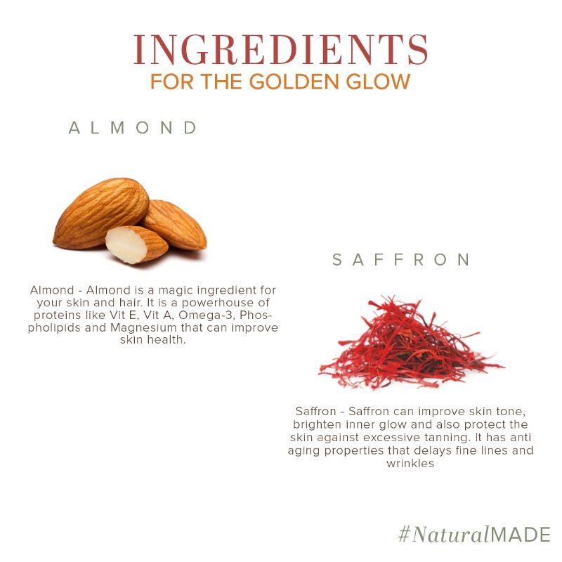 Almond and Saffron Moisturizers SLS & Paraben Free