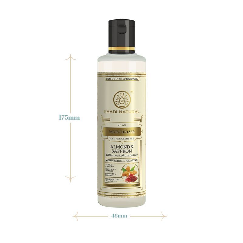 Almond and Saffron Moisturizers SLS & Paraben Free