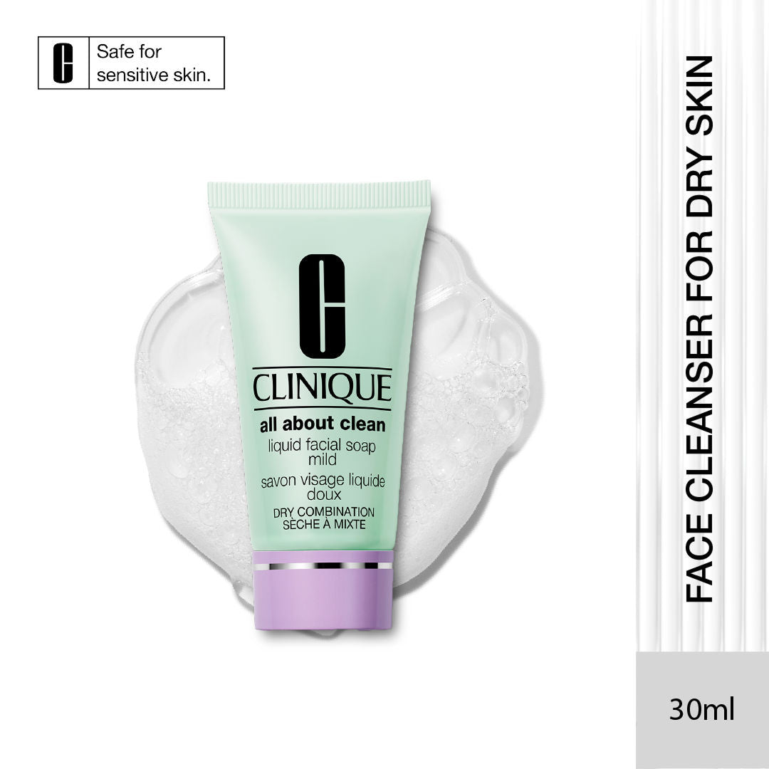 Liquid Facial Soap Mild - Dry Combination Facewash - 30ml